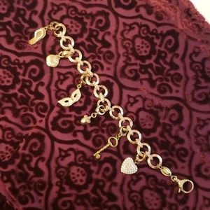 Fossil Charm Bracelet + 6 detachable charms